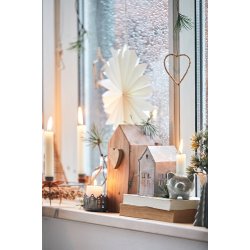 Ib Laursen Stage til bedelys gris, stentj grn-natur meleret H: 6 L: 10