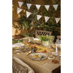 Ib Laursen - Stage til bedelys brune striber hndmalet