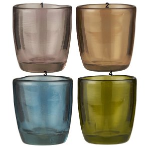 Ib Laursen Stage til fyrfadslys Vega 4 ass. farver - 1 stk