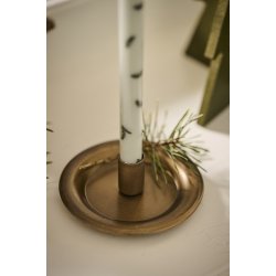 Ib Laursen Stage til kertelys eller julelys - brun metal