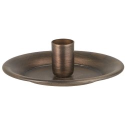 Ib Laursen Stage til kertelys eller julelys - brun metal