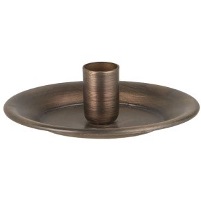 Ib Laursen Stage til kertelys eller julelys - brun metal