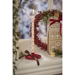 Ib Laursen Stage til kertelys eller julelys - rd metal