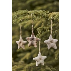 Ib Laursen Stjerne 5 varianter brune My Nostalgic Christmas, 1 stk