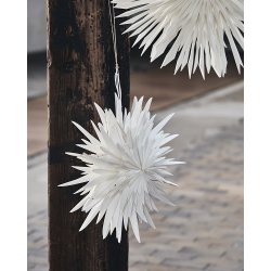 House Doctor Stjerne, Dust, Rhvid Dia. 40 cm.