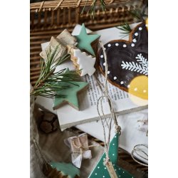 50% rabat Ib Laursen Stjerne hvid i mangotr, 1 stk.