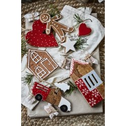 50% rabat Ib Laursen Stjerne hvid i mangotr, 1 stk.