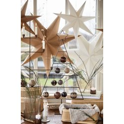 Ib Laursen Stjerne til ophng papir hvid 7-kantet :90 cm