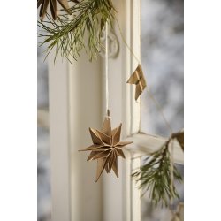  Ib Laursen Stjerne til ophng 10-kantet natur Stella : 8 cm