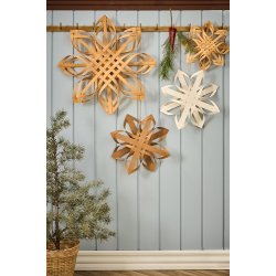 Ib Laursen Stjerne til ophng 8-kantet hvid Stella : 30 cm