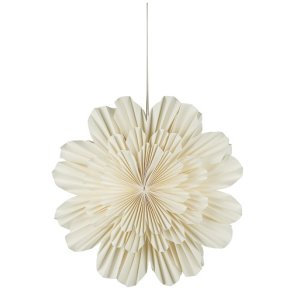 Ib Laursen Stjerne til ophng rund hvid Stella : 40 cm