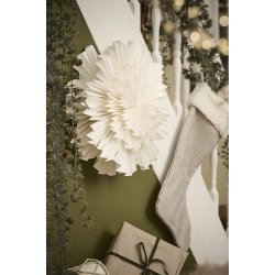 Ib Laursen Stjerne til ophng rund hvid Stella : 40 cm