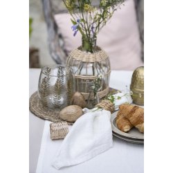 Ib Laursen Stofserviet Freja hr/bomuld butter cream