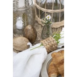 Ib Laursen Stofserviet Freja hr/bomuld butter cream