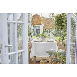 Ib Laursen Stofserviet Freja hr/bomuld butter cream