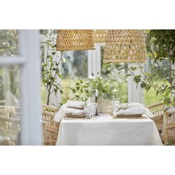 Ib Laursen Stofserviet Freja hr/bomuld butter cream