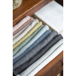 Ib Laursen Stofserviet dobbeltvvet antracit 40x40 cm.