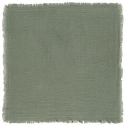 Ib Laursen Stofserviet dobbeltvvet dusty chalk green 40x40 cm.