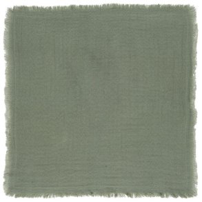 Ib Laursen Stofserviet dobbeltvvet dusty chalk green 40x40 cm.