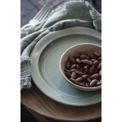 Ib Laursen Stofserviet dobbeltvvet dusty chalk green 40x40 cm.