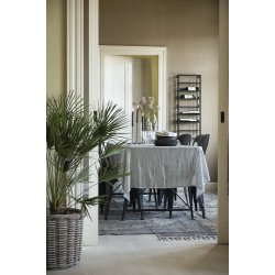 Ib Laursen Stofserviet dobbeltvvet hvid 40x40 cm