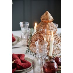 Ib Laursen Stofserviet dobbeltvvet rd 40x40 cm.