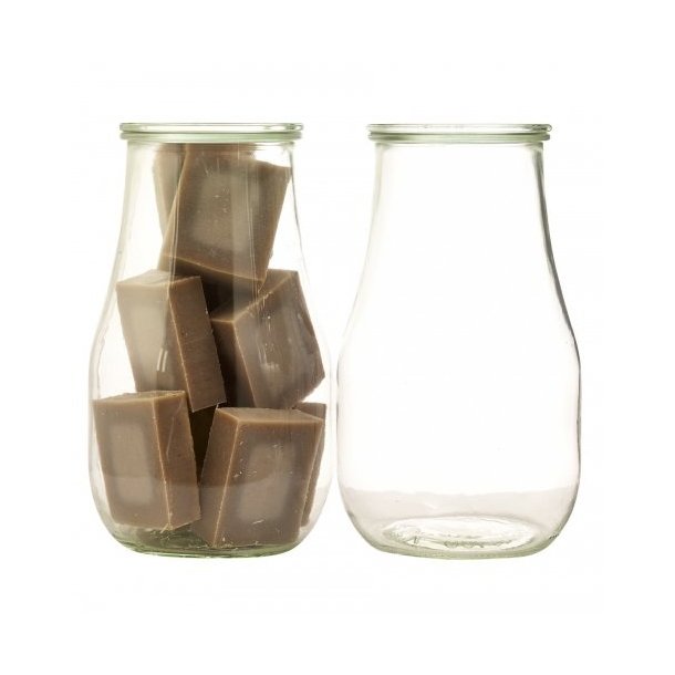 Munkholm - stort glas til s�ber eller andet - 2,5 l.