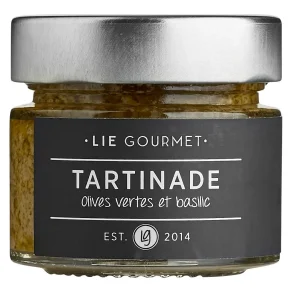 Lie Gourmet - Tapenade grn oliven/basilikum, 90 g. 
