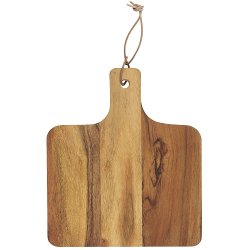 Ib Laursen Tapasbrt med lder snor olieret akacietr 25x29cm.