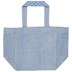 Ib Laursen Taske vendbar bl m/striber