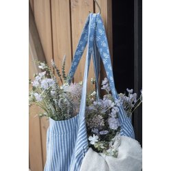 Ib Laursen Taske vendbar bl m/striber