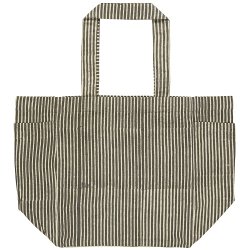 Ib Laursen Taske vendbar mrkegr m/striber