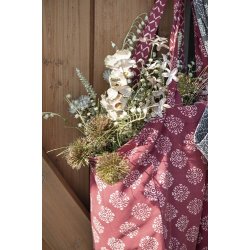 Ib Laursen Taske vendbar rd m/blokmnster