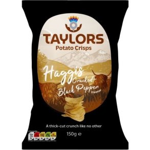 Taylors Haggis & cracked pepper (Sort) 40g. 