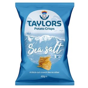 Taylors Seasalt chips (Blue) 40 g.