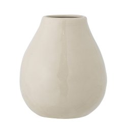 Bloomingville Taza Vase, Natur, Stentj - 17 cm
