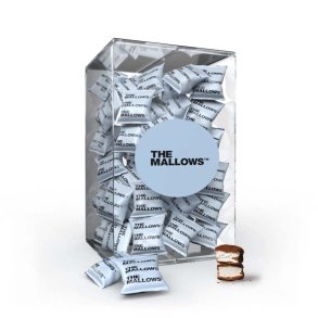 The Mallows -FLAKED SALT  SKUMFIDUSER MED MRK CHOKOLADE & SALT 5g. 