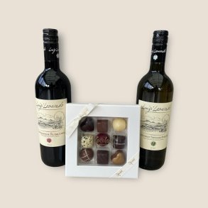 To vine og skn chokolade