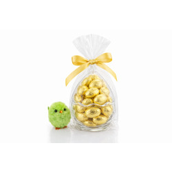 P�skegave med todelt Ib Laursen glas�g med pralin� �g og lille kylling