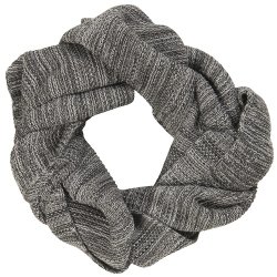 Ib Laursen - Trklde gr melange strikket 25x160cm