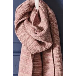 Ib Laursen - Trklde malva melange strikket 25x160cm