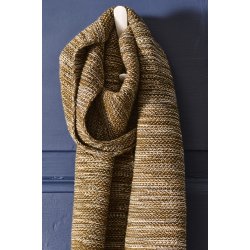 Ib Laursen - Trklde oliven-gylden strikket 25x160cm