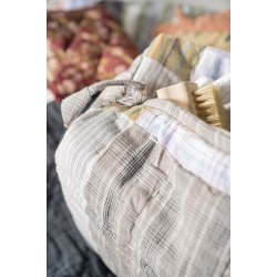 Ib Laursen Toilettaske UNIKA quiltet patchwork med indvendige lommer