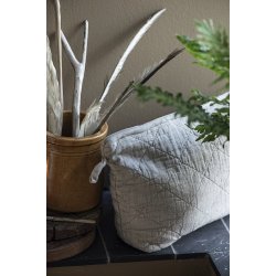 Ib Laursen Toilettaske quiltet linen