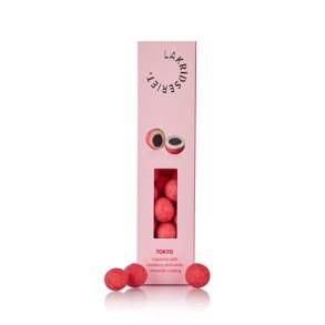 Lakridseriet - Tokyo s�d lakrids m. hvid chokolade & hindb�rpulver 170g