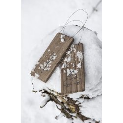 Ib Laursen Trskilt med hvidt juletr