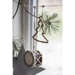 Ib Laursen Tromme mini mrkebrun