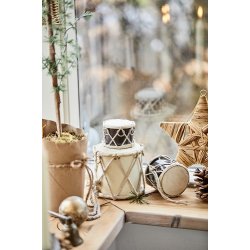 Ib Laursen Tromme mini mrkebrun