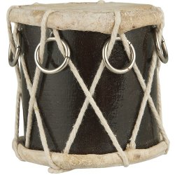 Ib Laursen Tromme mrkebrun 7 cm hj 