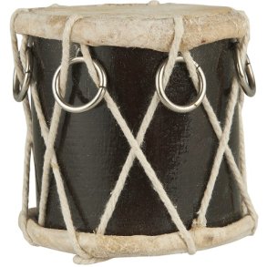 Ib Laursen Tromme mrkebrun 7 cm hj 